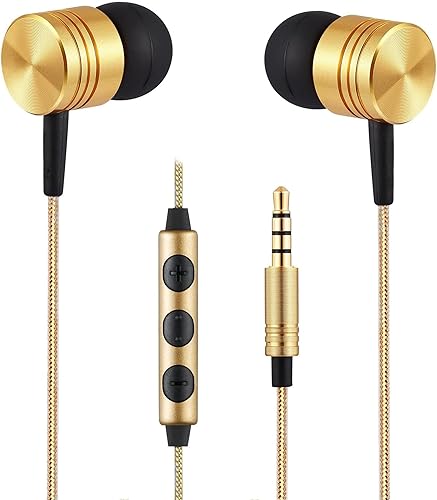 Miniatura 6 de Betron B650 Auriculares con cable Auriculares con aislamiento de ruido en el oído con micrófono y control de volumen Potente sonido impulsado por