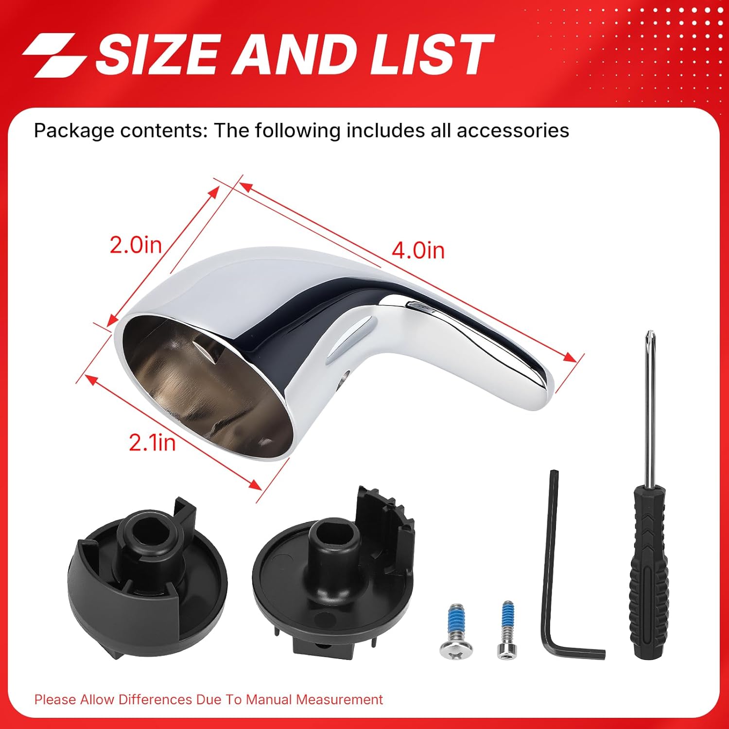 100657 Shower Handle Replacement for Moen Posi-Temp Moentrol Valves Systems Kitchen Tub Bathtub Faucet Single Handle