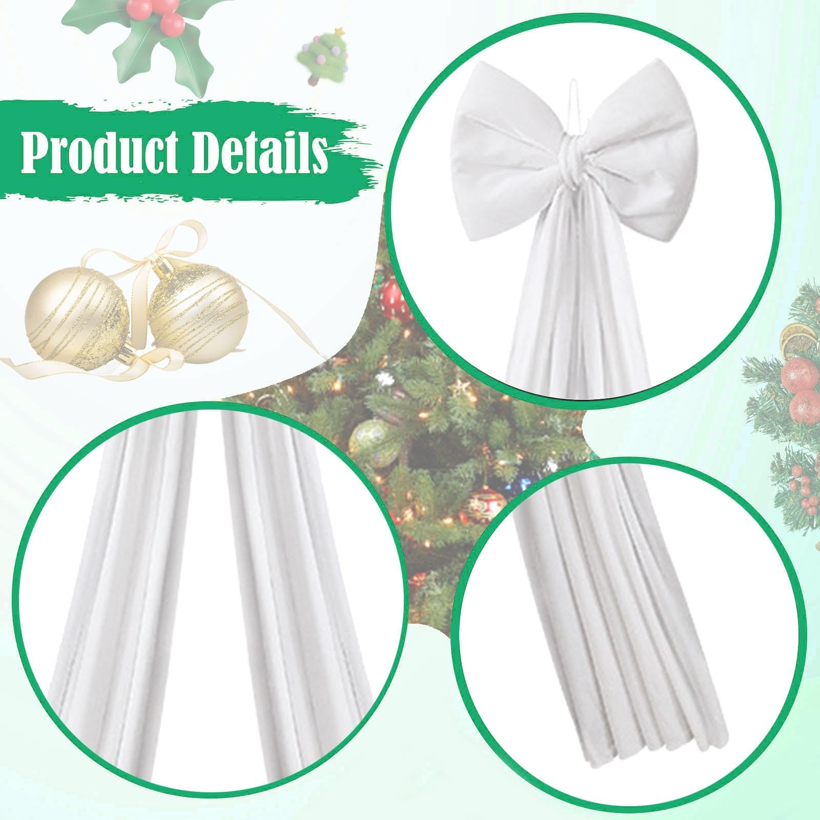 Qianly Cimier de Sapin de Noël Polyvalent pour Vitrine de Bar de Fêtes