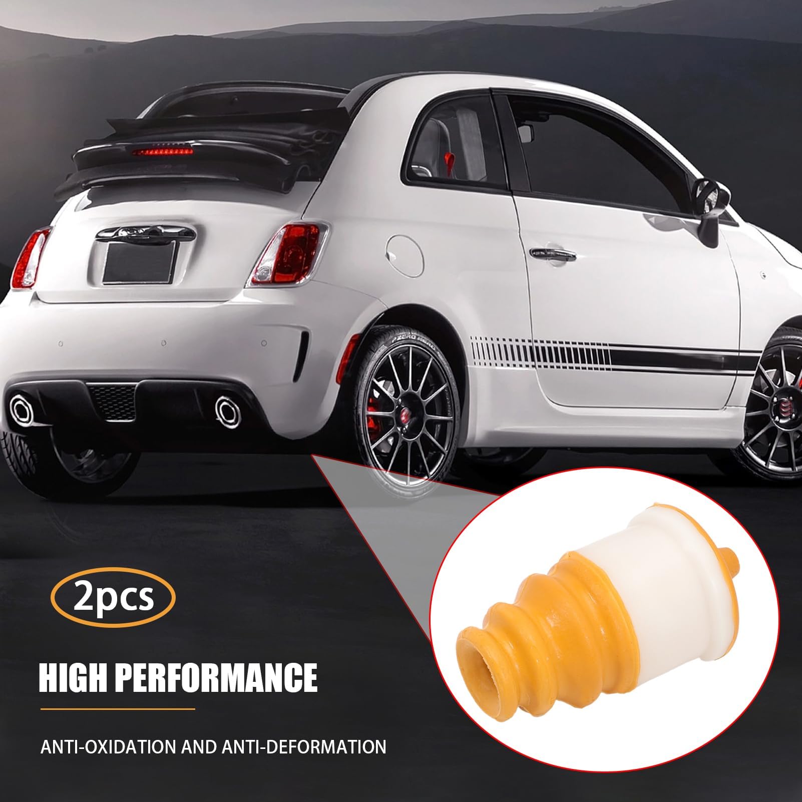2x Ammortizzatori a Molla Sospensioni 500 500 C 500 L 500 X Panda Abarth 51811829