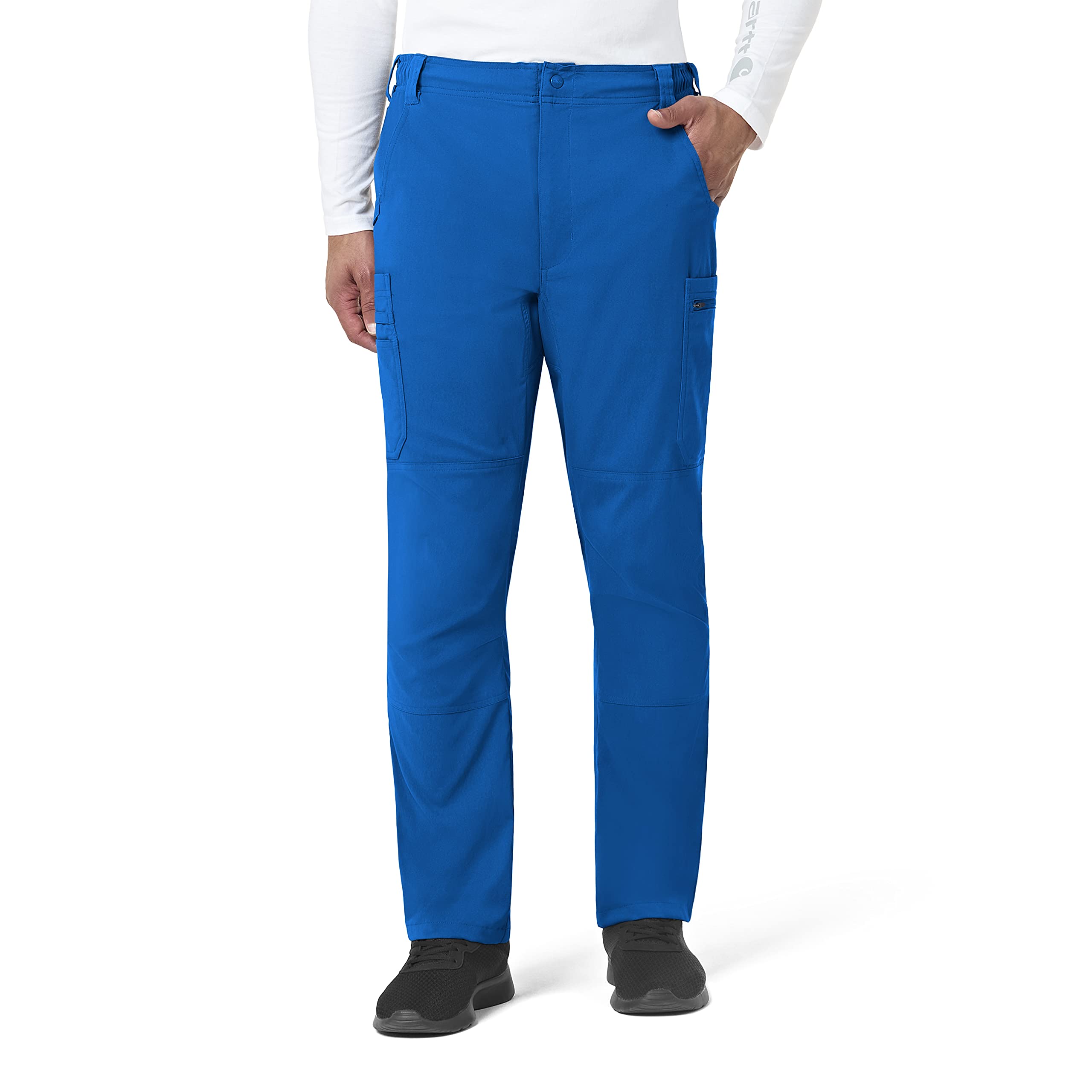 Carhartt Men's Medical Straight Leg Cargo Scrub Pant, Royal, XXL