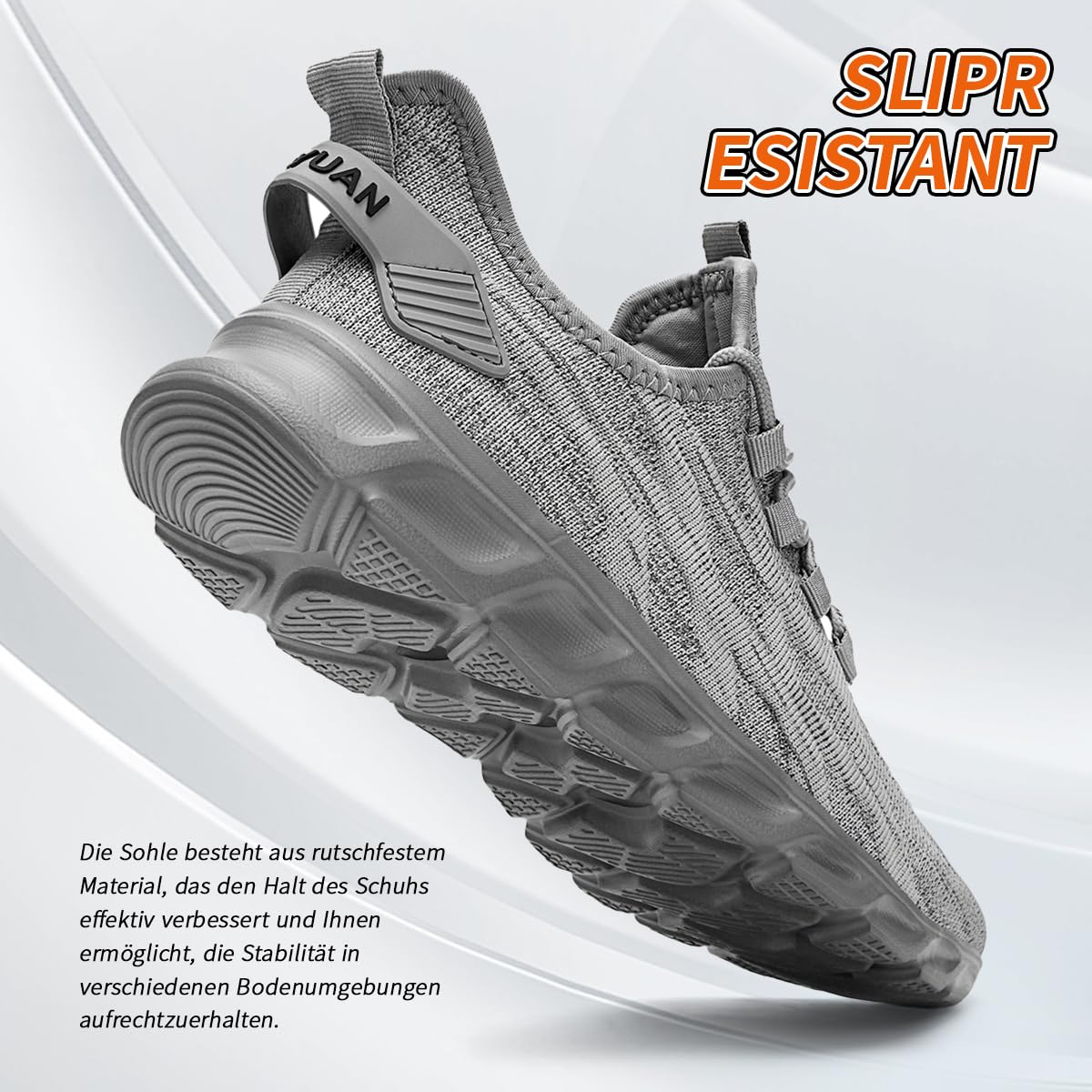 Herren Laufschuhe Sneakers Schuhe Sportschuhe Turnschuhe Straßenlaufschuhe Joggen Tennis Walkingschuhe Slip on Wandern Leichte Atmungsaktive Freizeit Lauftraining Gym Sport