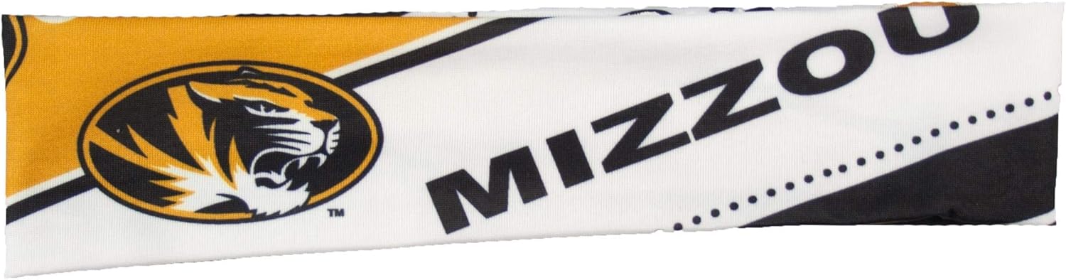 Littlearth Unisex-Adult NCAA Missouri Tigers Stretch Headband, Team Color, One Size