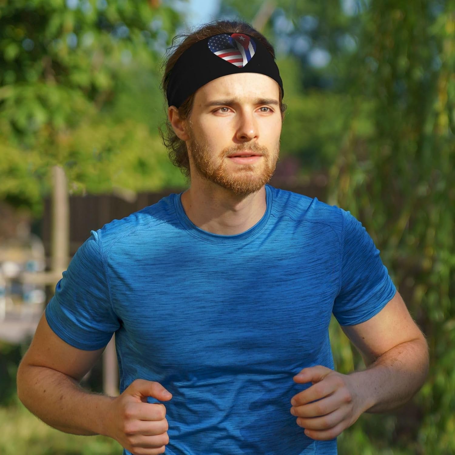 Sports Sweatband for Men Women Headband Sweat Resistant Perfect Gym Outdoor Yoga Workout Activities Running