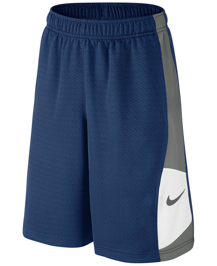 Nike Boys' KD Klutch Essential Basketball Shorts (Small, Insignia Blue/Grey)