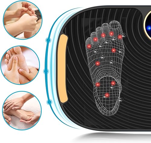Miniatura 5 de AXV Vibration Plate Exercise Machine Whole Body Workout Vibrate Fitness Platform Lymphatic Drainage Machine for Weight Loss Shaping Toning Wellness