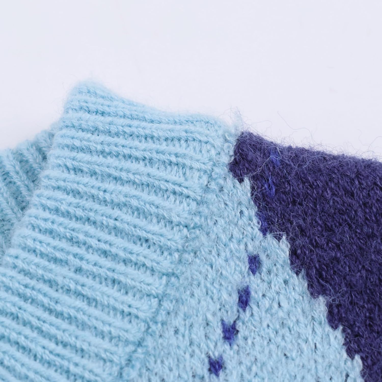 KEOMUD Argyle Sweater Women Vintage Knit Cardigan Sweater Long Sleeve Button Down Soft Outwear for Fall Spring - Image 6