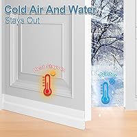 Vista 4 de Tope de Corriente de Puerta, Barrido de Puerta Ajustable para la Parte Inferior de la Puerta, Relleno de Espacio Bajo la Puerta para Puertas