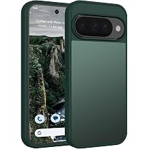 حافظة هاتف محمول Andwing لهاتف Google Pixel 10/10 Pro، حافظة شفافة غير لامعة مقاومة للصدمات، حماية عسكرية مضادة لبصمات الأصابع، حافظة واقية رقيقة مقاومة للصدمات، أخضر داكن