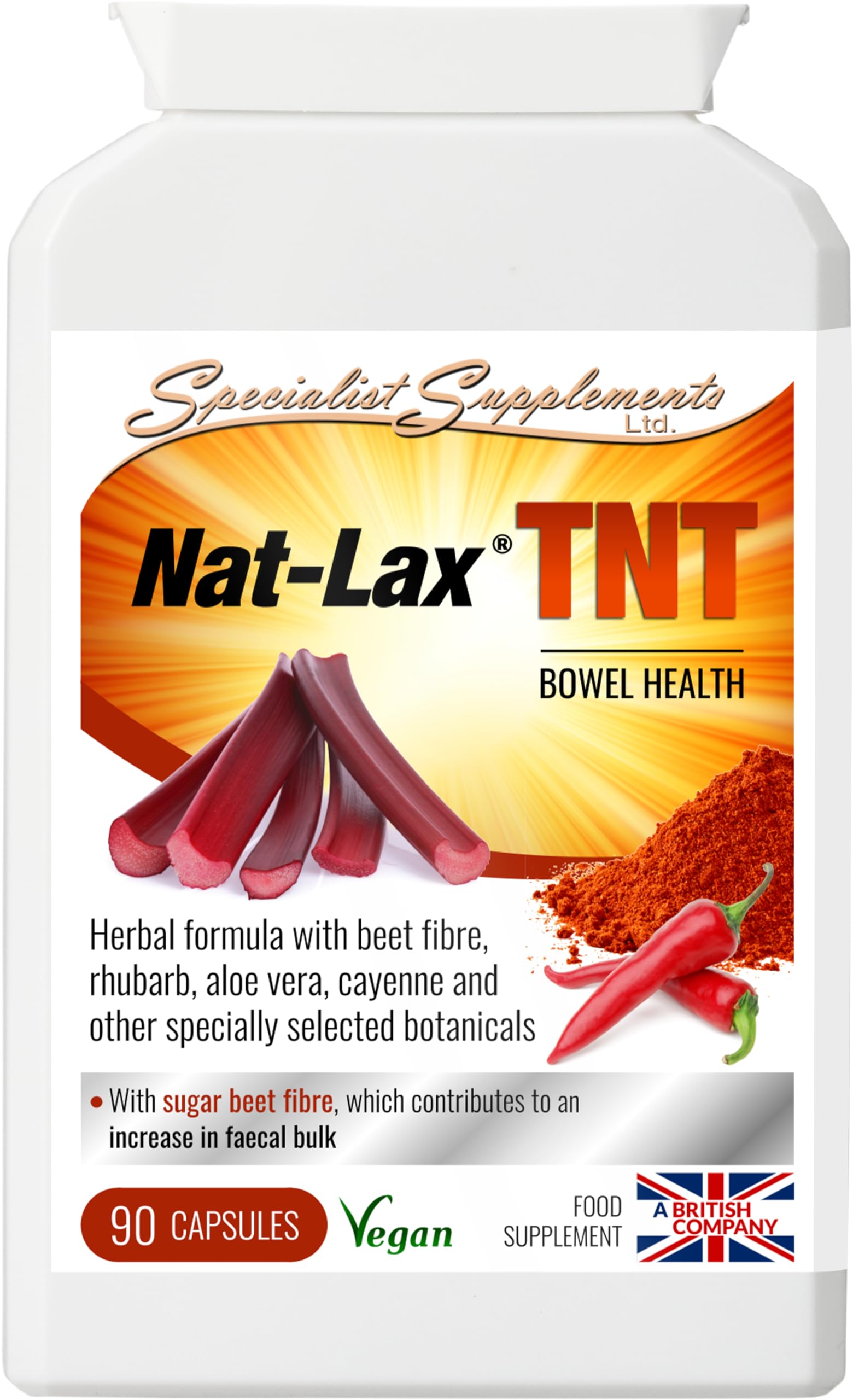 Specialist Supplements NAT-Lax TNT Bowel Health 90 Capsules