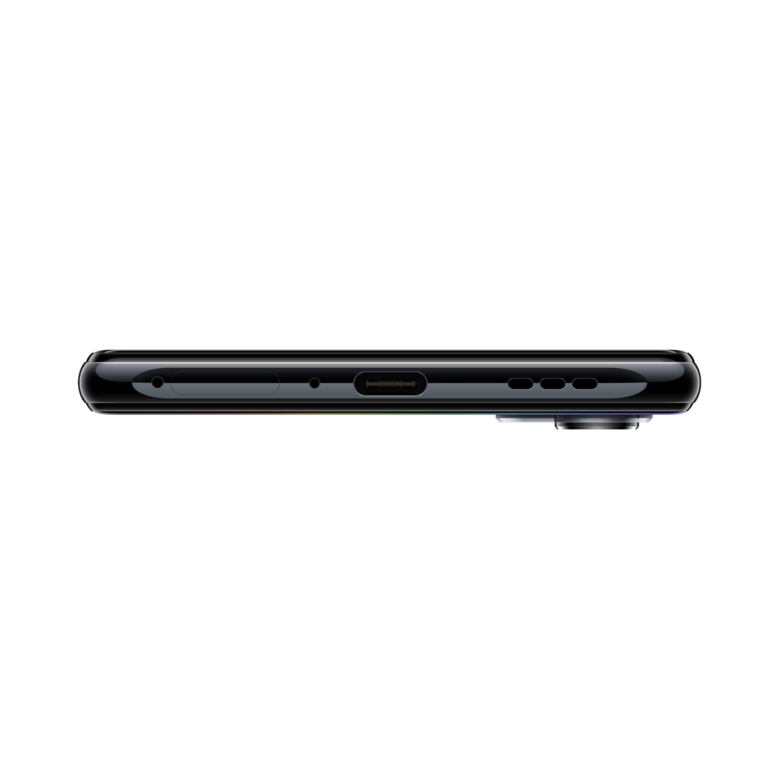 OPPO Reno4 Smartphone 5G, 183g, Display 6.4" FHD+ AMOLED, 3 Fotocamere 48MP, RAM 8GB + ROM 128GB non Espandibile, Batteria 4025mAh, Ricarica SuperVOOC 65W, Dual Sim, [Versione Italiana], Space Black