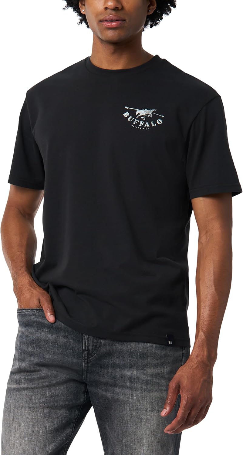 Buffalo David Bitton Mens Short Sleeve Logo Tee