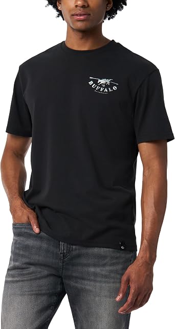Buffalo David Bitton Mens Short Sleeve Logo Tee
