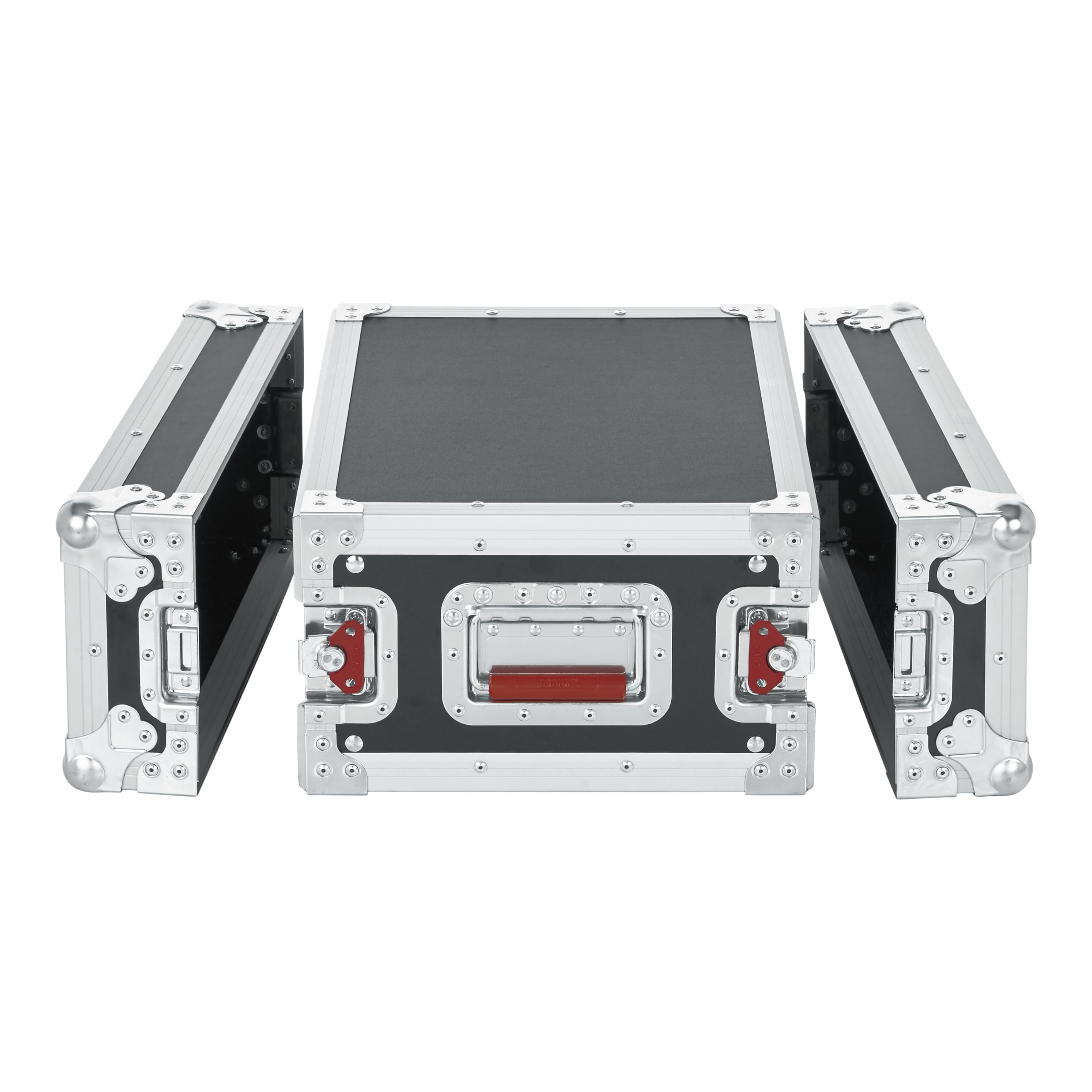 Gator Cases G-TOUR Flaches Audio Road Rack mit robuster Tour Grade Hardware | 38,1 cm Rackable Tiefe | 4U (G-TOUR EFX4)