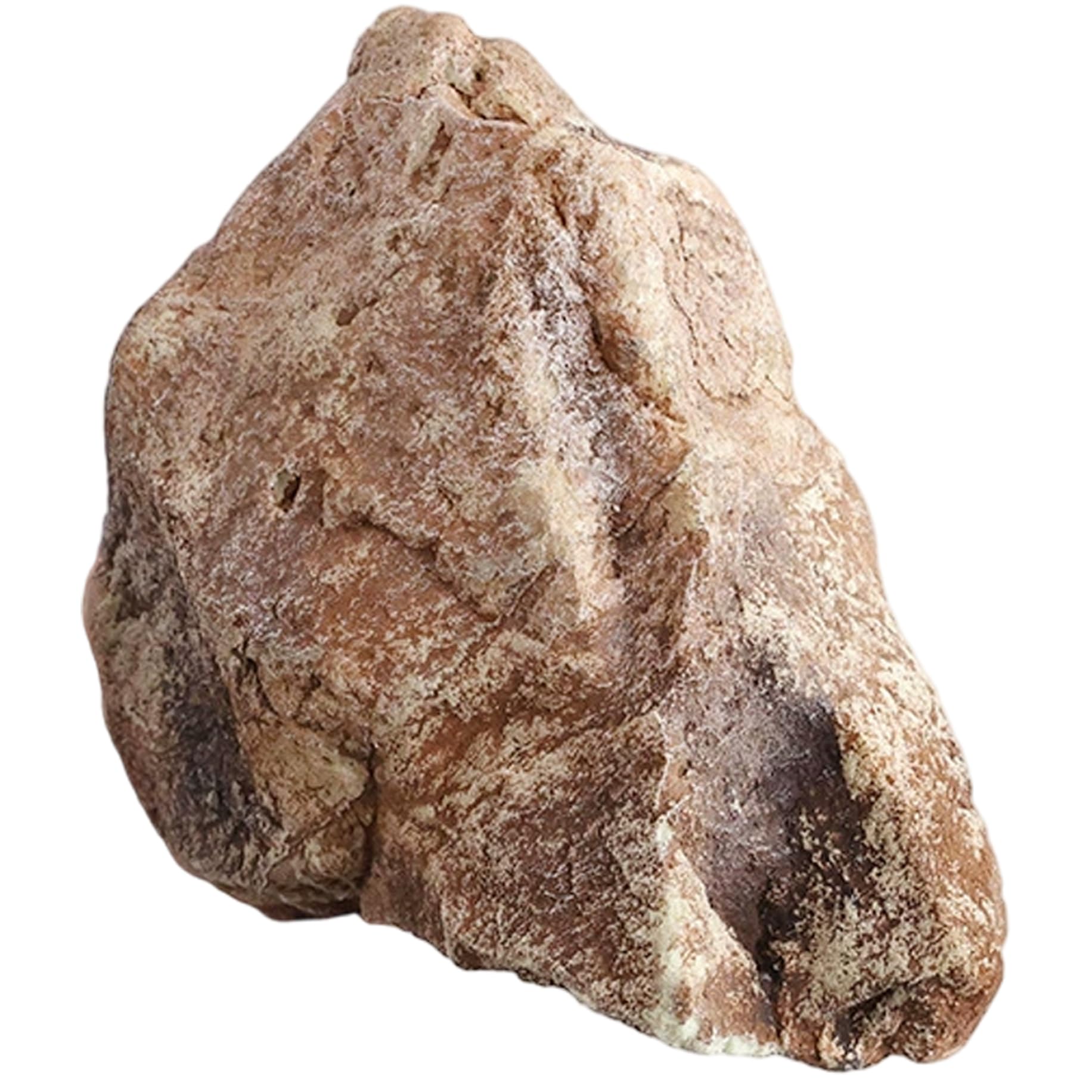 Paesaggio Rocks 14×11×9 pollici Schiuma artificiale Finta pietra Rocce estetiche naturali per la copertura del pozzo del giardino esterno, Uso in cucina