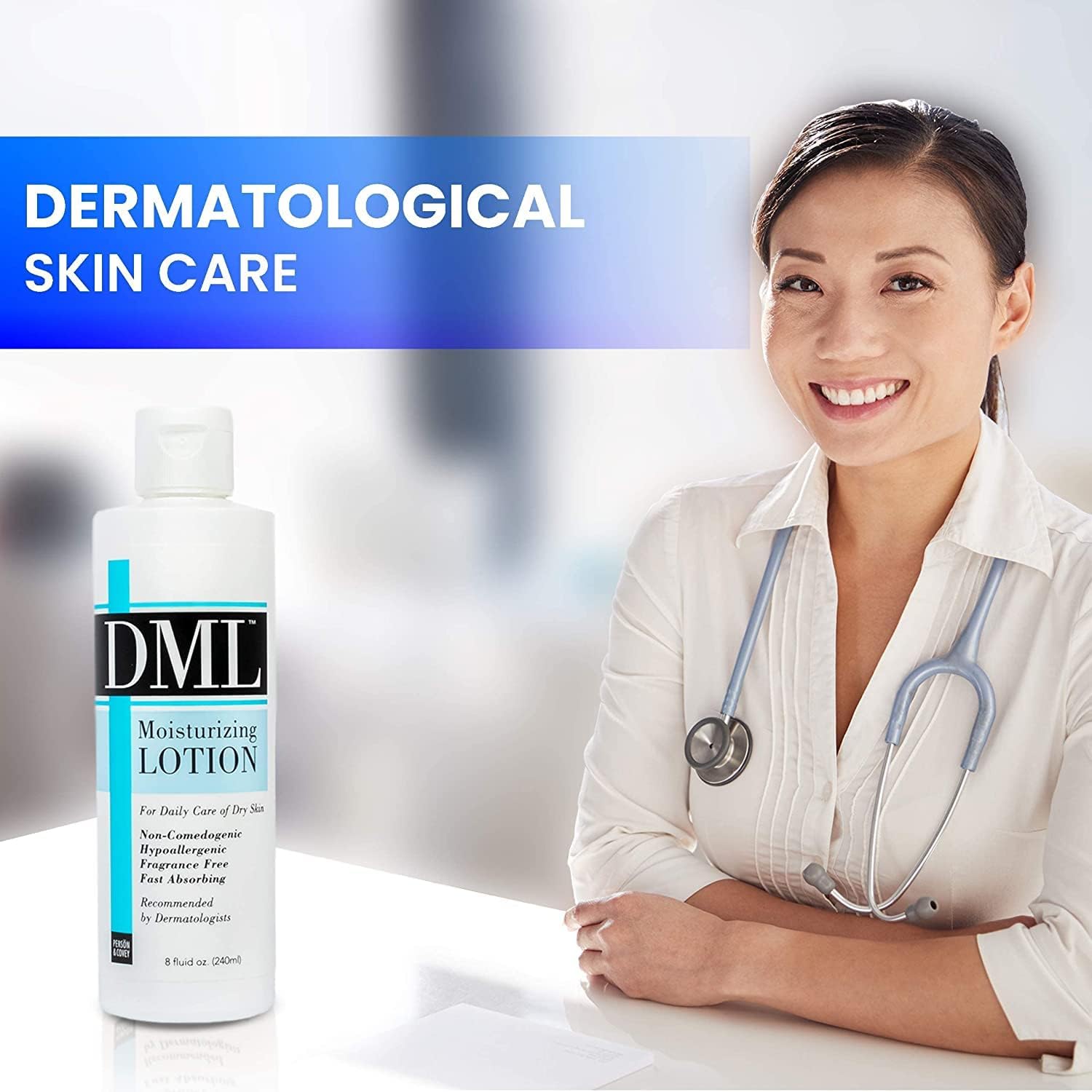 DML Moisturizing Lotion 8 oz (Pack of 6)