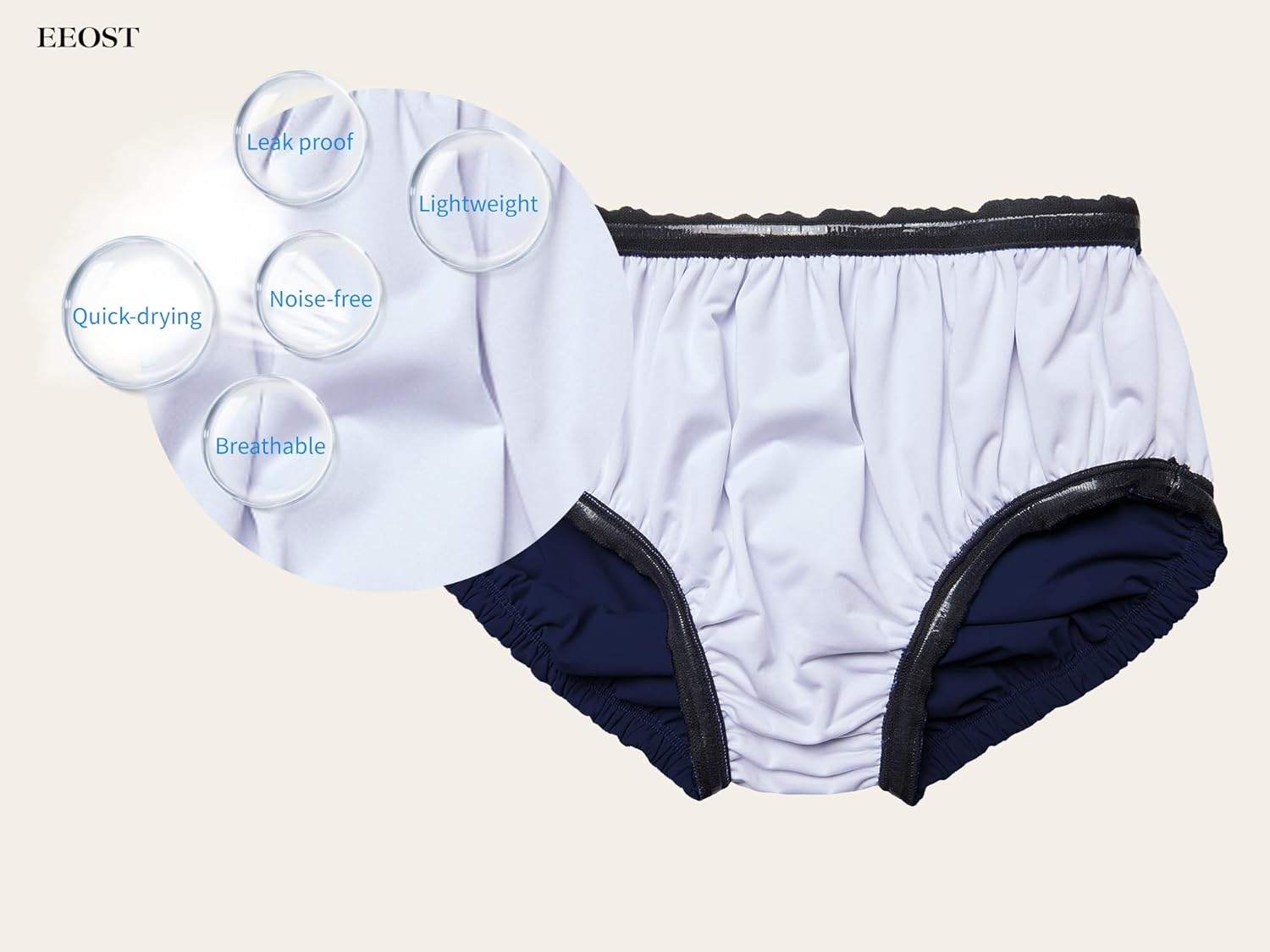 Adult Reusable Swim Diapers Special Needs Swimwear for Incontinence Cloth Diaper Covers Waterproof,Leakproof, Unisex - Image 3