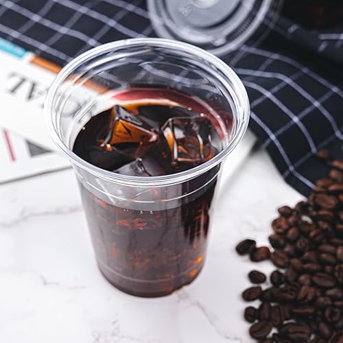 Miniatura 3 de Lullaby Paquete de 200 vasos de plástico desechables con tapas + 200 vasos de plástico desechables