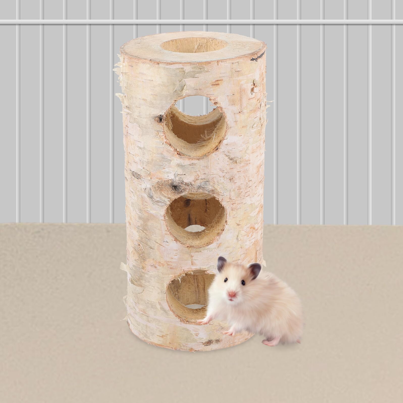 Hamsterröhre als Hamstertunnel und Versteck für Käfig