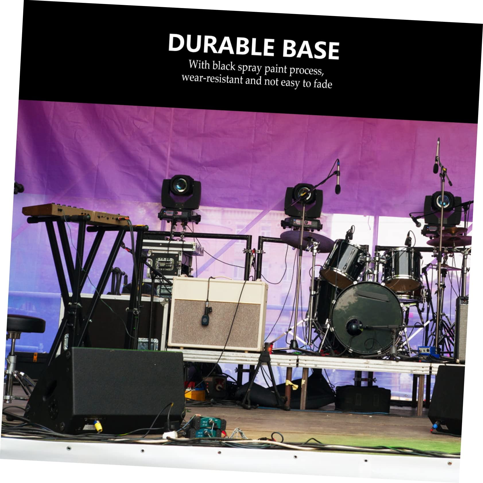 ULDIGI 2 Pcs Speaker Mount Hat Metal Stand for Speakers 108x60mm Top Mount Bracket