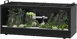 Terrário para répteis, preto