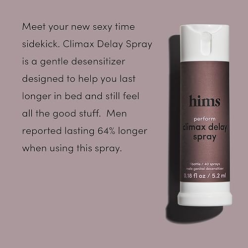 Miniatura 5 de HIMS - Spray de absorción rápida para hombres con lidocaína para reducir la sensibilidad y durar más tiempo en la cama de 1 hora a 3 horas, 1