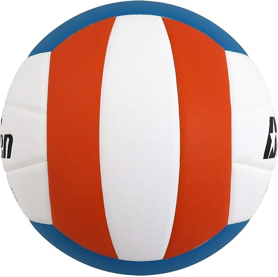 Baden | 12U Light | Soft Microfiber | Youth Official 12U Tournament Indoor Game Volleyball | 12U | Official Size + Weight | Orange/Blue/White | USYVL Approved