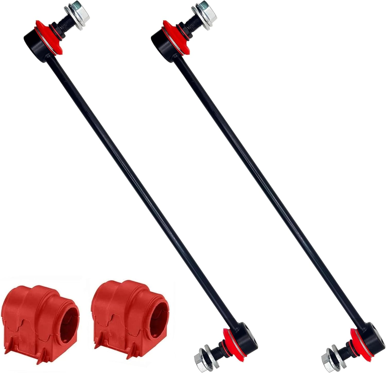 4PC Front Sway Bar Links + Bushings FITS 2011-2019 Ford Explorer 2013-2019 Police Interceptor Utility