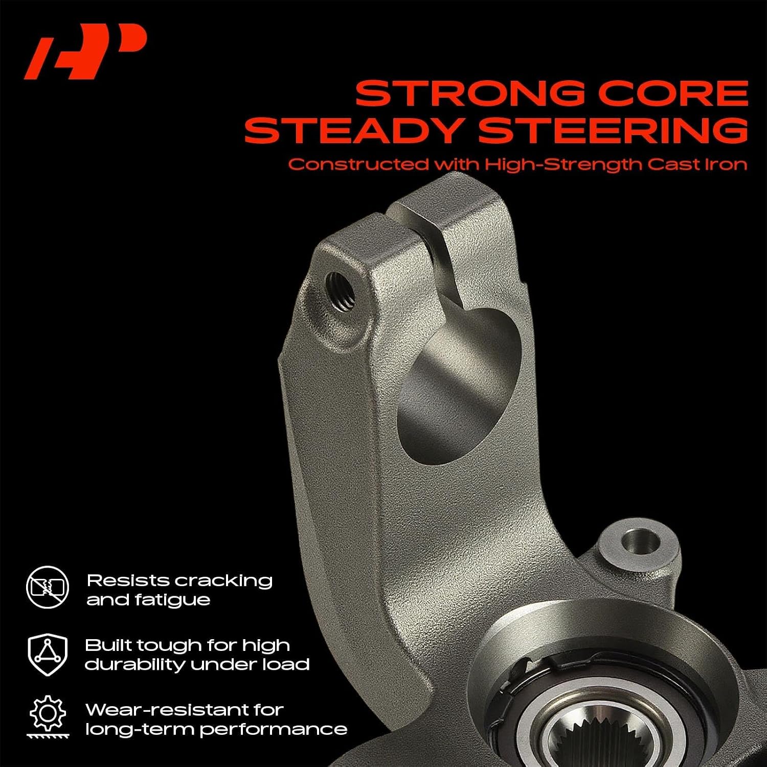 A-Premium Front Left Steering Knuckle & Wheel Bearing Hub Assembly Compatible with Ford Focus 2006 2007 2008 2009 2010 2011, Driver Side