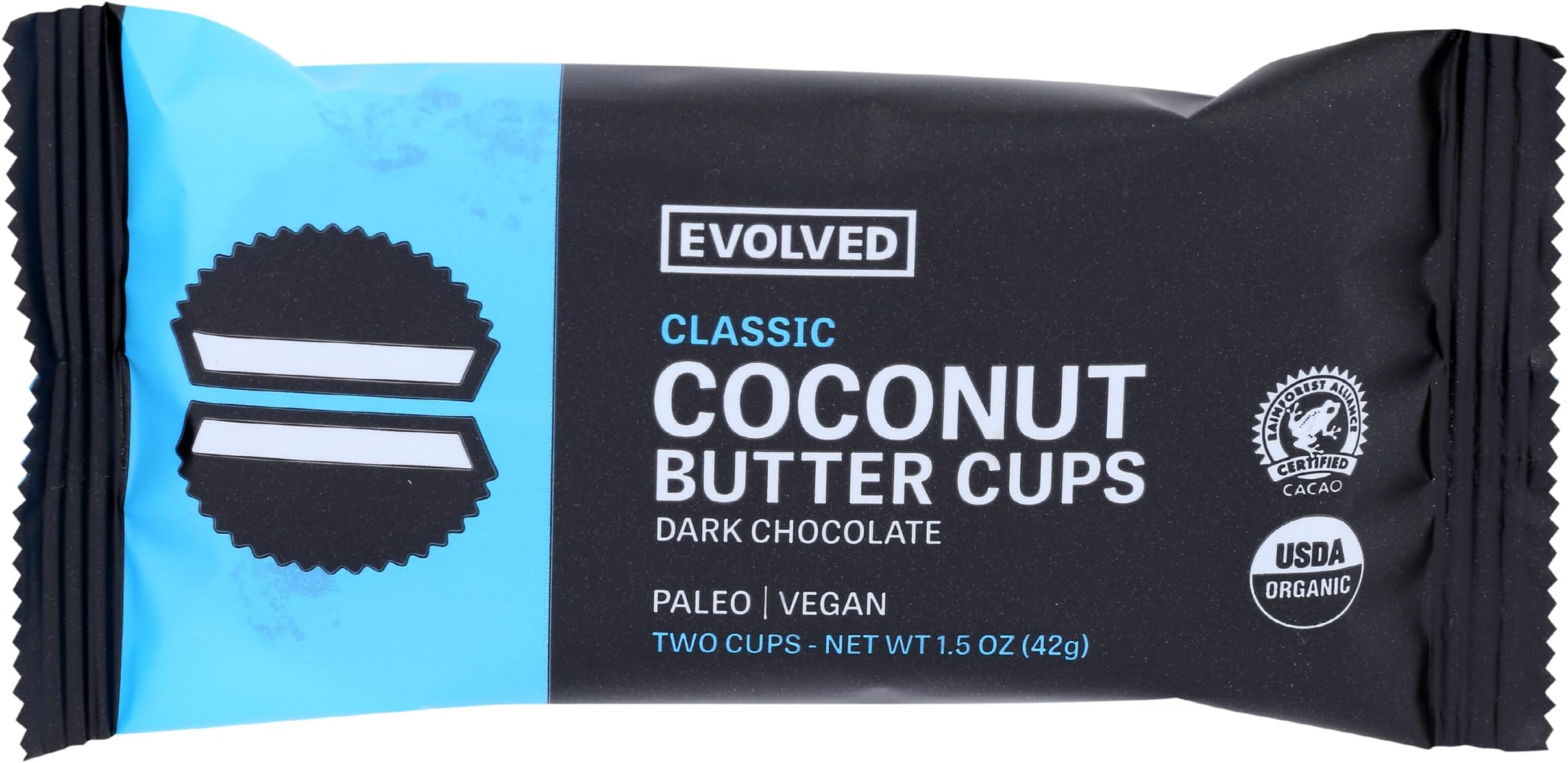Eating Evolved Dark Chocolate Coconut Butter Cups Classic, 1.5 oz