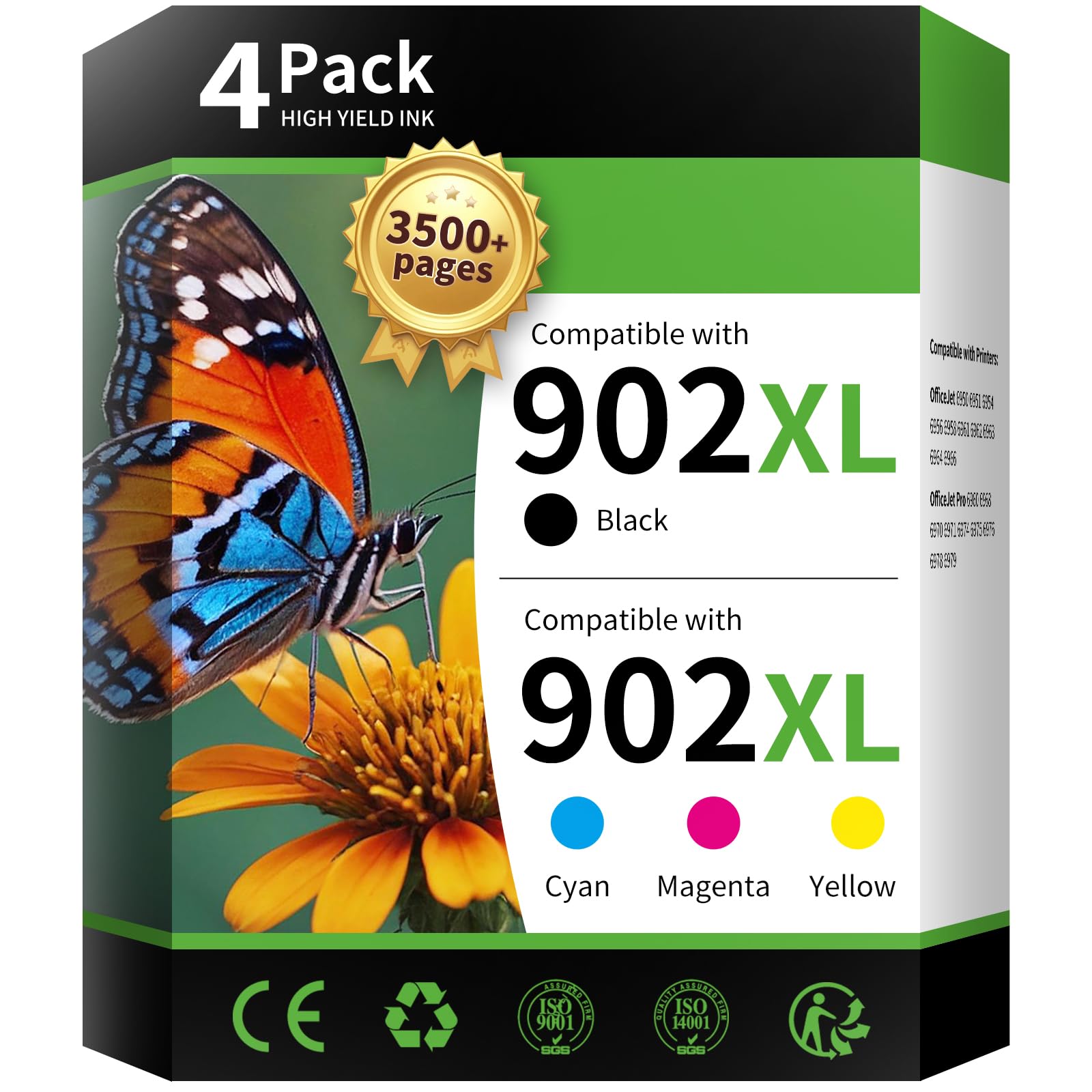 Photo 1 of INK4U 902XL Ink Cartridges Combo Pack