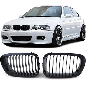 Sport Radiator Grille Performance Black Suitable for BMW 3 Series E46 Coupe Cabrio 99-03