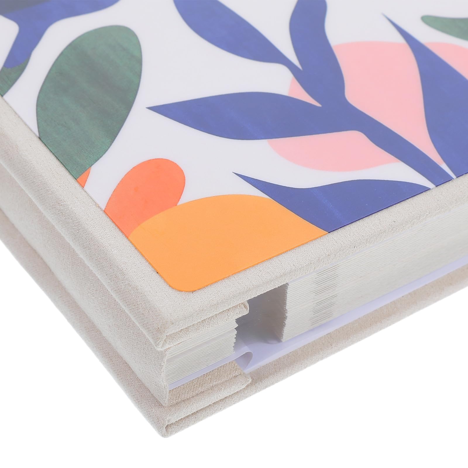 Veemoon Álbum para Almacenamiento de Flores Prensadas y Hojas Sueltas con Diseño Flexible, 30 Páginas Recargables de Papel y Pe Adecuado para Exploración y Amantes Naturaleza