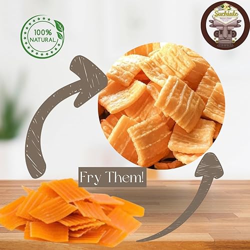 Vista 12 de Bocadillos de trigo Duritos mexicanos fritos - Chicharrones de Harina (molinetes de 1 libra/ruedas (paquete de 1)) Molinetes / ruedas de 1 libra