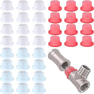 45 PCS Faucet Leak-Proof Sealing Gasket, 1/2 inch Faucet Silicone Sealing Gaskets Wear-Resistant for Garden Faucet Hose Shower Heads Water Pipe
