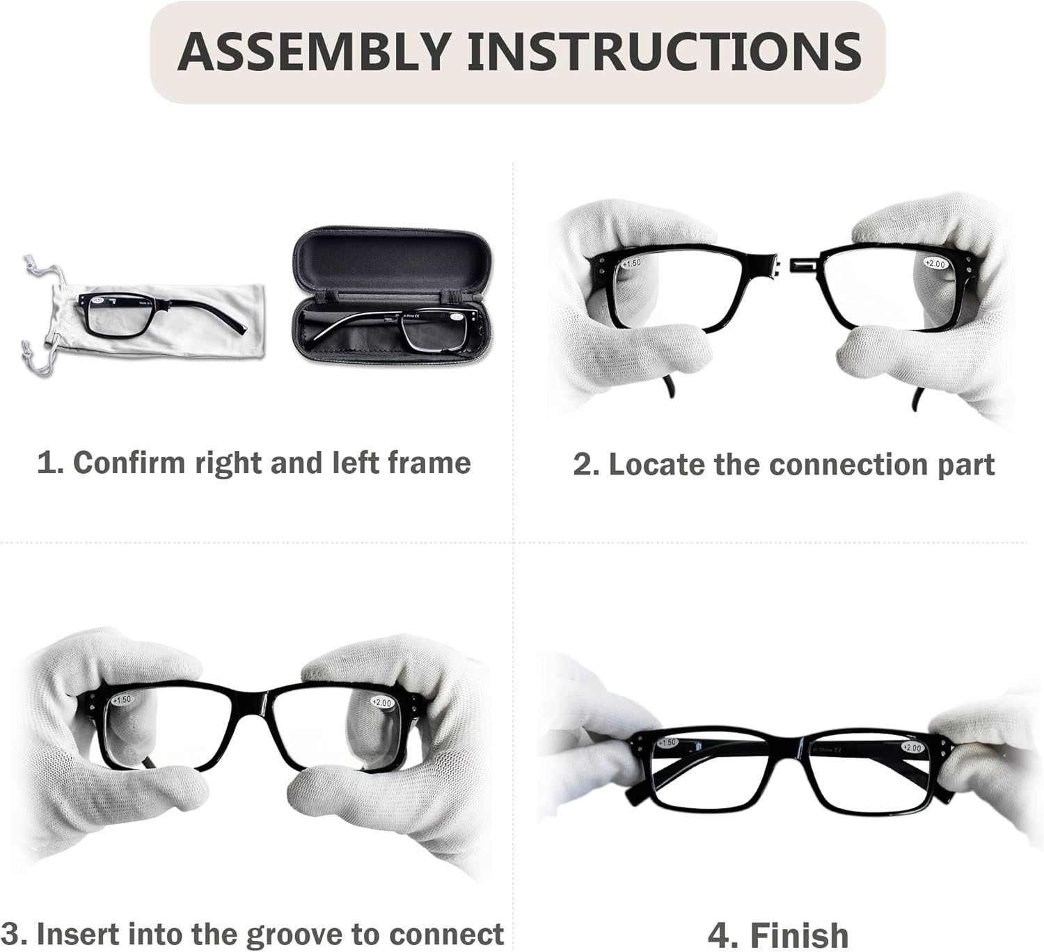 Custom Reading Glasses With Different Strength For Each Eye, 54 OFF