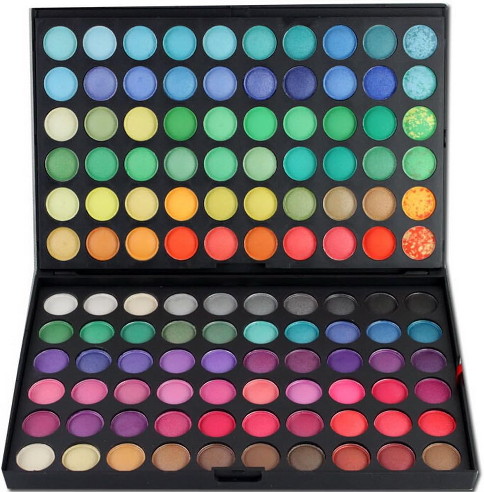 Huanwei Eye Shadow Palette Makeup Kit 120 Colour Eyeshadow Set Professional Box (color #1)