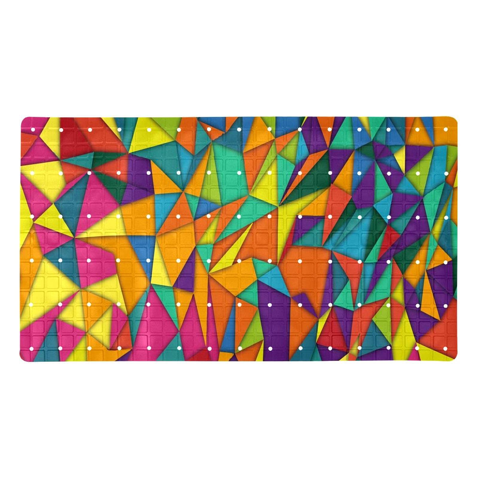 Tapis antidérapant pour baignoire 41x71 cm multicolore