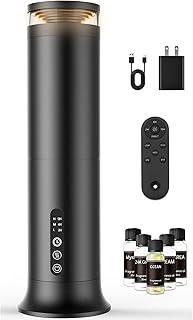 Waterless Scent Diffuser Starter Kit – Two-Fluid Nano Tech 1000 Sq Ft Coverage, Aromatherapy Essential Oil Diffuser for Ho Price In India