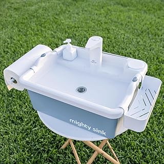 Mighty Sink Portable Sink: Patented Wash Station with Electronic Faucet ...