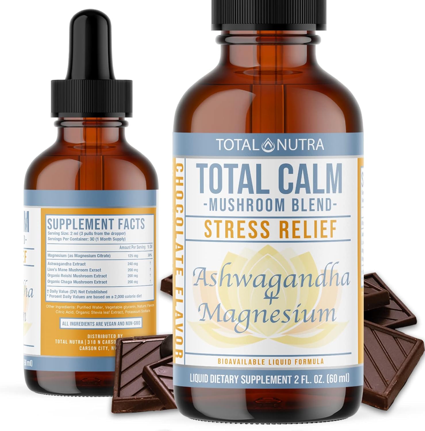 Lions Mane Liquid Mushroom Complex Natural Stress Relief