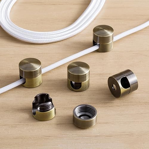 Miniatura 195 de 3 juegos de soportes de cargador para cables, soportes de anclaje de cable ajustables plateados, clips de cable de metal adhesivos, organizadores de