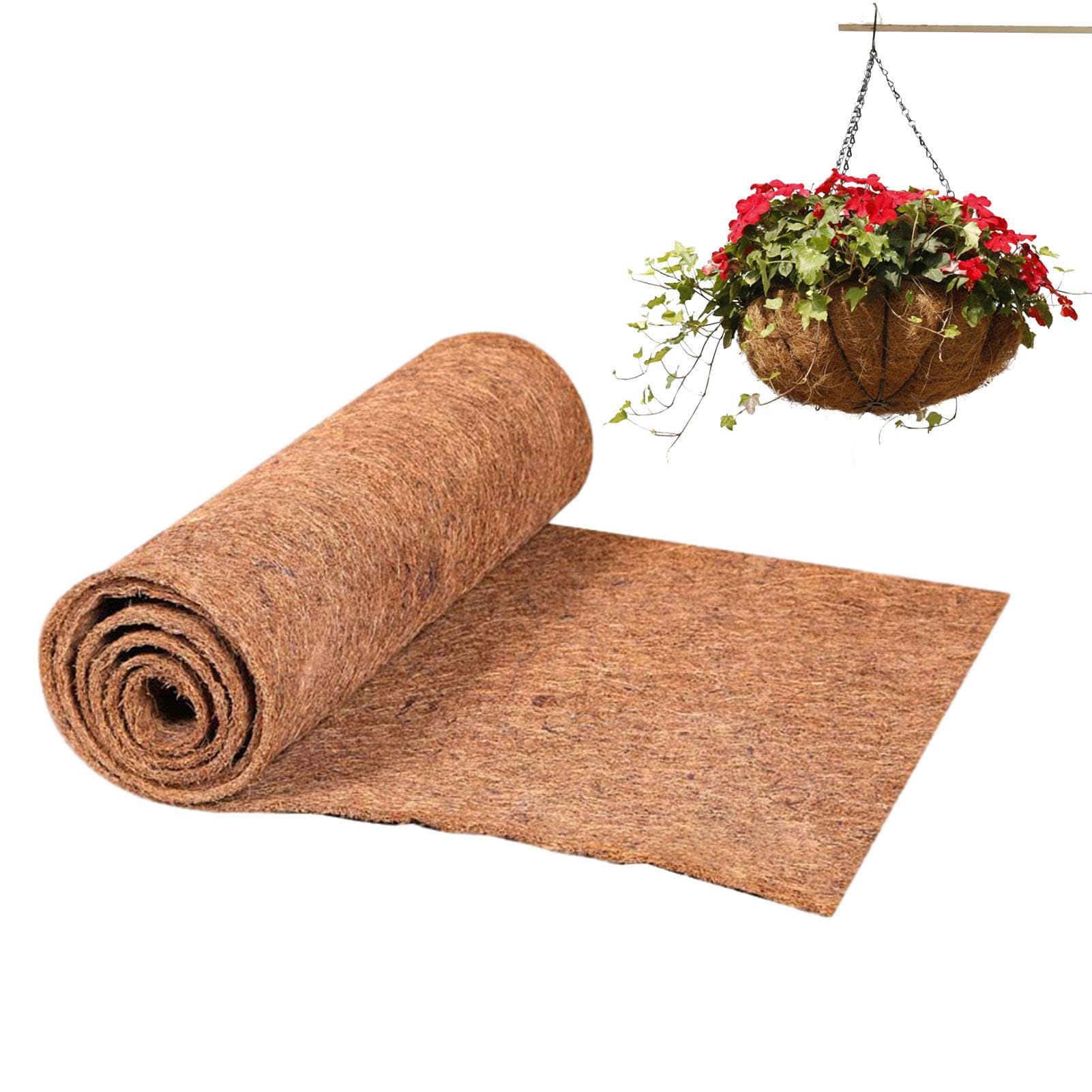 Tapisserie Coco 30x100cm Naturelle Reptile Terrarium Litière Tapis Fibre Noix Coco