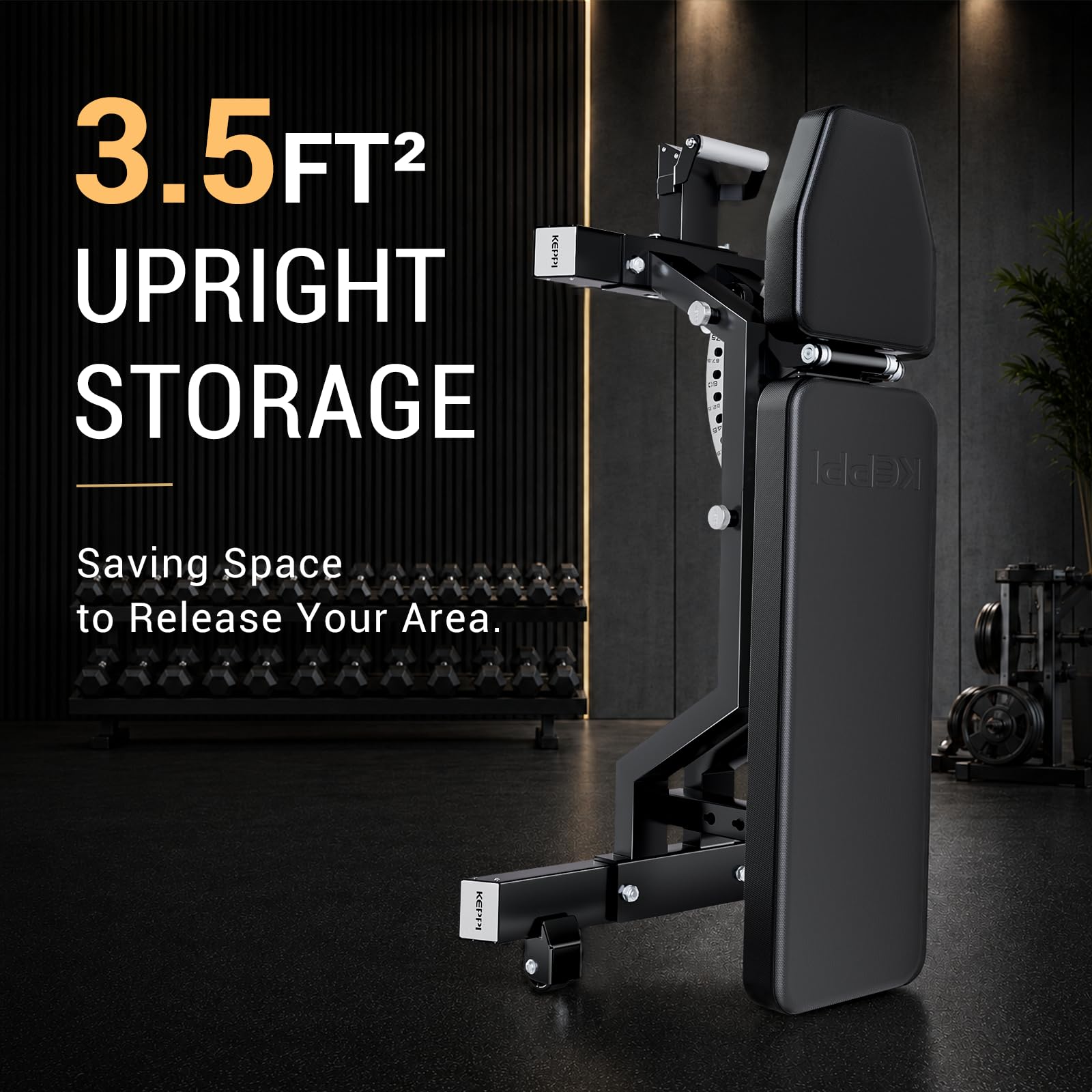 Bench6000 Weight Bench, Commercial Grade FID Workout Bench | 2200lb Flat Capacity, 11 Back&8 Seat Specialized Angles for Serious Lifters, 97lb Frame Weight with above 1 Gauge Support