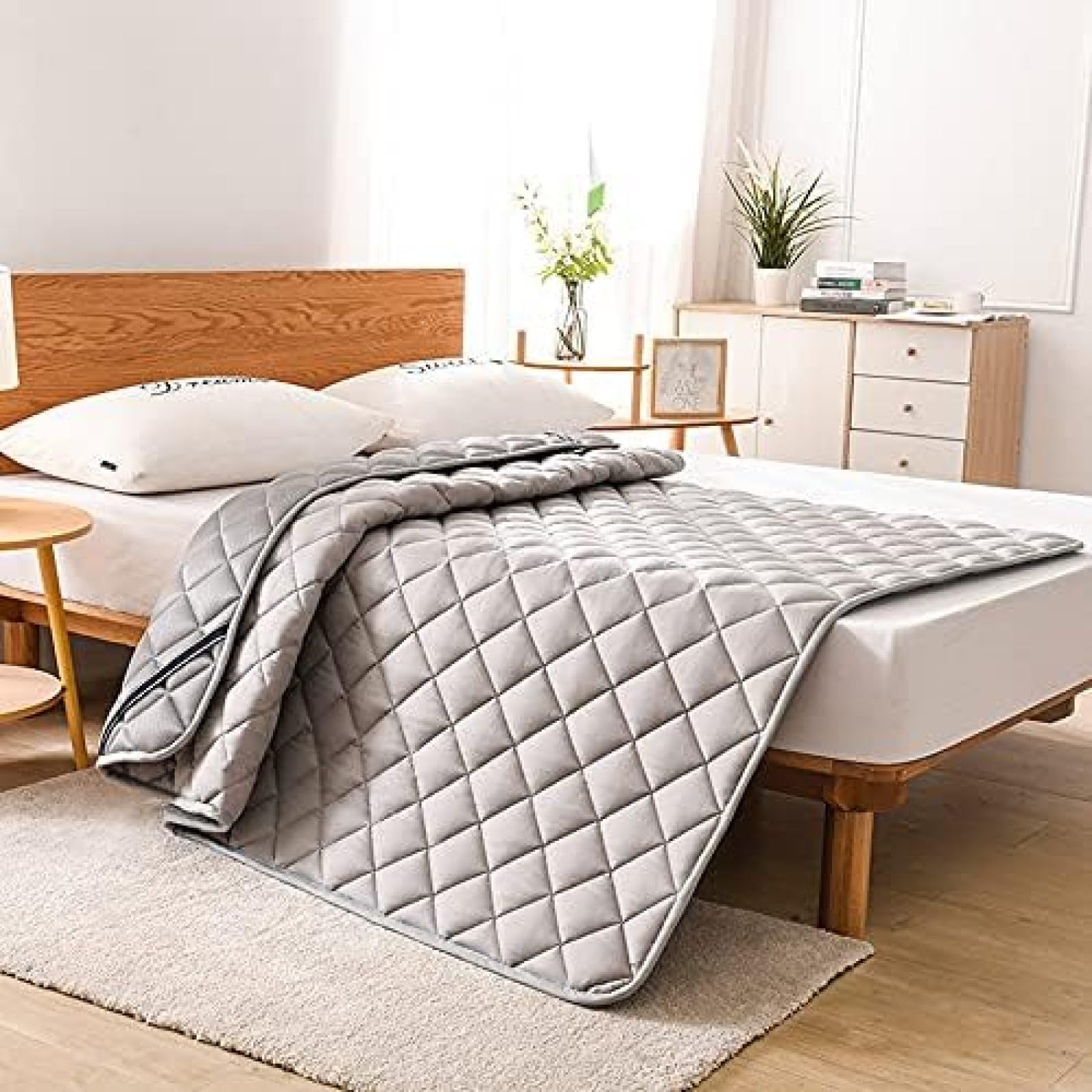 Materasso per Pavimento Sottile, Materasso Pieghevole Arrotolabile, Materasso da Campeggio Portatile per Tappetino Tatami, Materasso A Doppio Uso Giapponese in Puro Colore,C,180x200 Cm (70,8 * 78,7