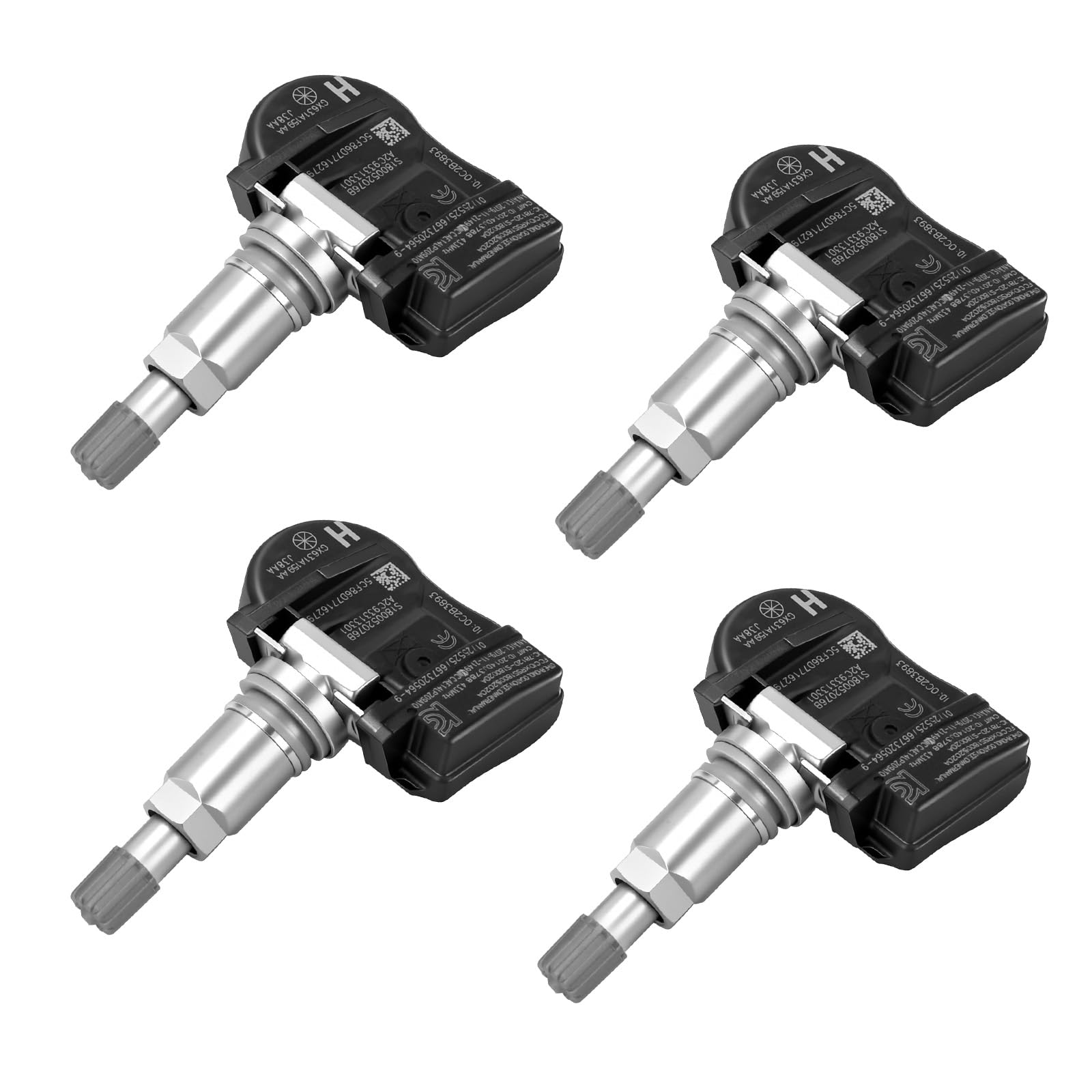 Capteur de Pression des Pneus Compatible avec Range Rover Sport Evoque LandRover Discovery RDKS TPMS Compatible avec Jaguar F-Pace I-Pace XE XF XJ GX631A159AA LR070840-4 Pièces