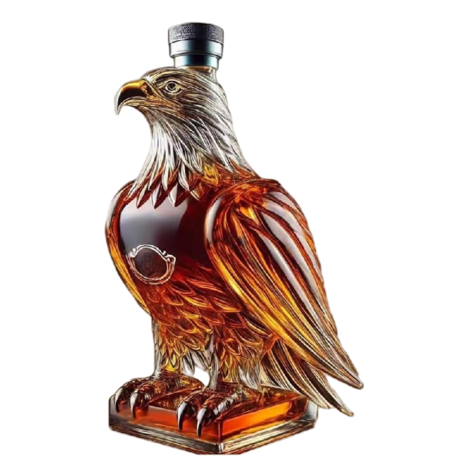 ANGIRSFPO Funny Whisky Eagle Glass Decanter for Men Dad Husband Whisky Decanter Set Perfect for Home Bar Decoration