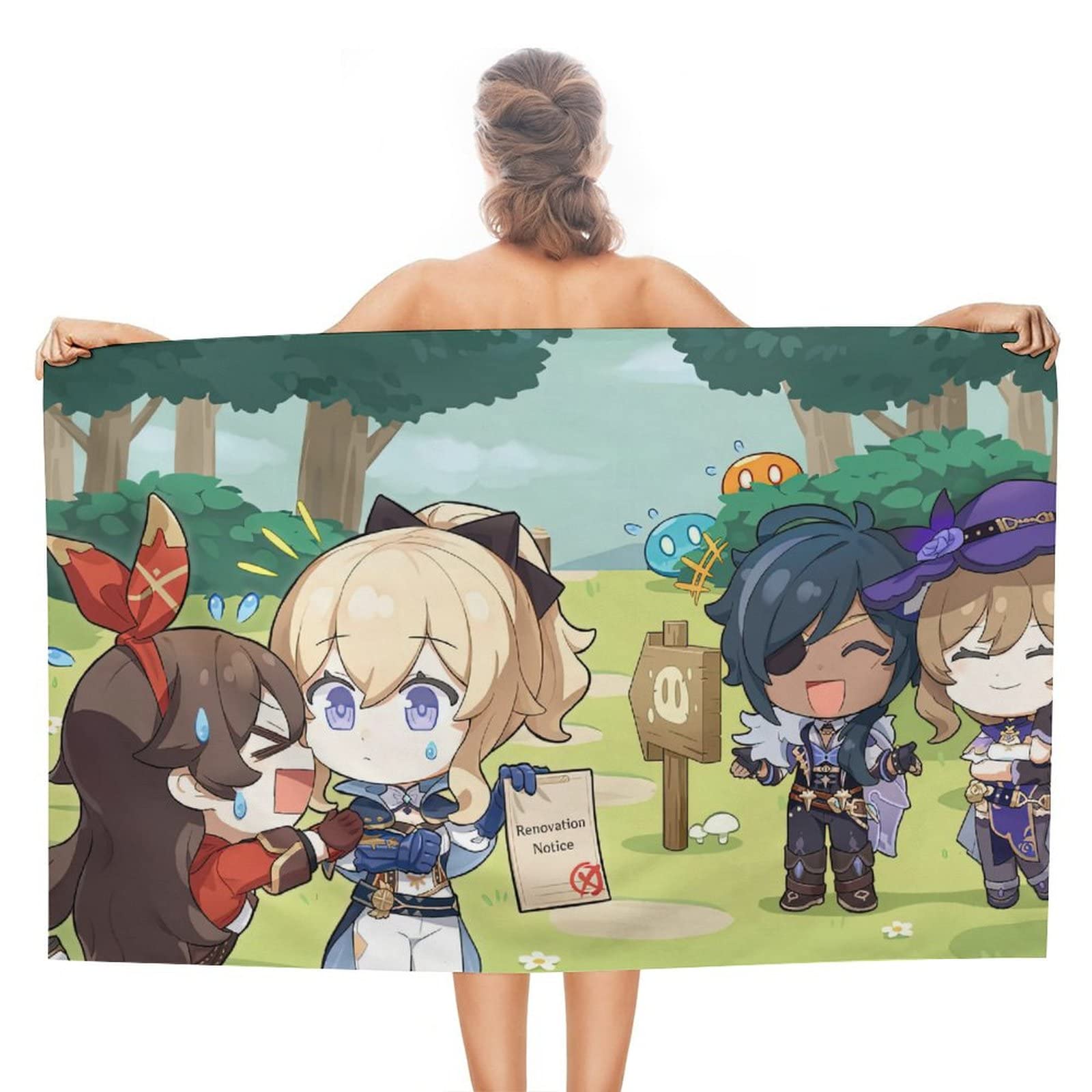 原神タオル Amazon｜原神バスタオル抗菌性フェイスタオル上品肌触り アニメ