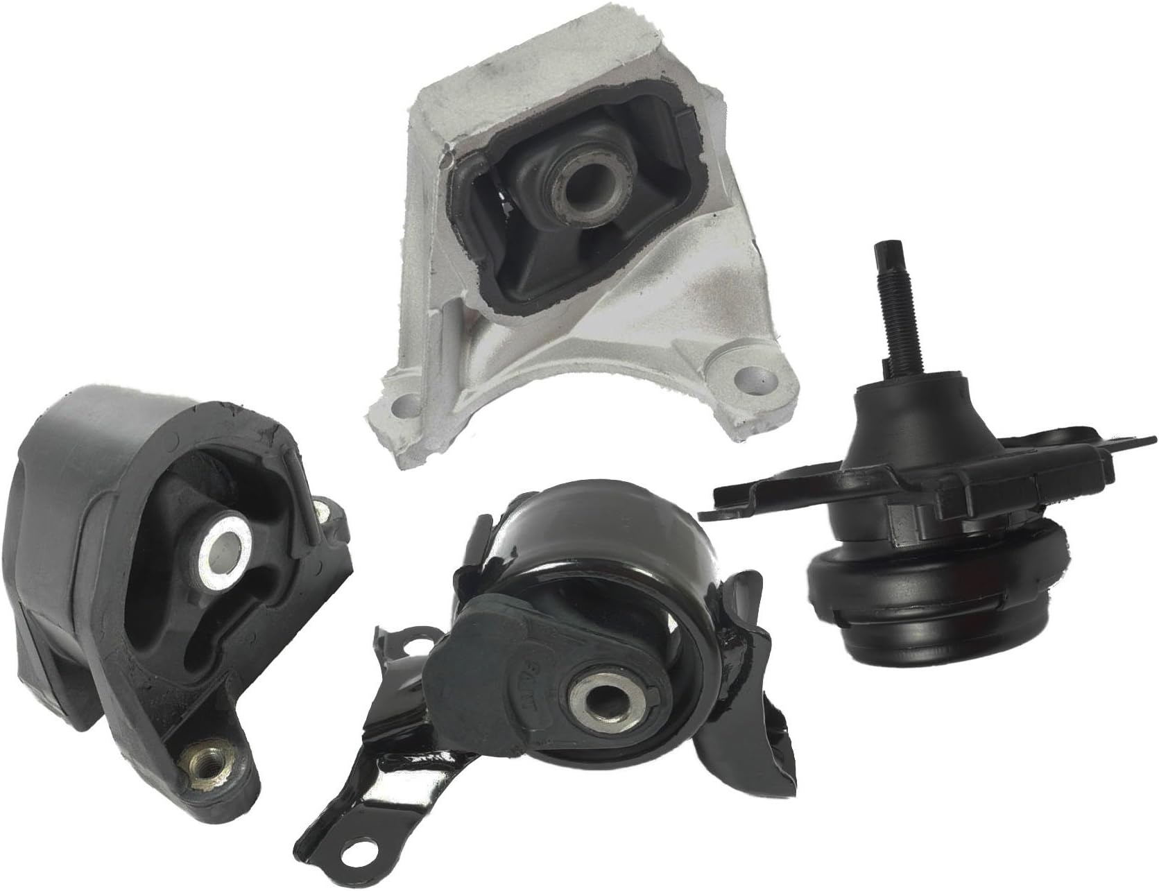 ENA Front Right Rear Engine Motor and Trans Mount Set of 4 Compatible with Honda Acura 2002 2003 2004 2005 2006 Civic Si RSX Type-S 2.0L Manual Replacement for A4549 A4567 A4508 A4528