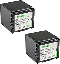 2-Pack CGA-DU21 Battery Replacement for Panasonic PV-GS320, PV-GS400, PV-GS500, SDR-H18, SDR-H20, SDR-H200, SDR-H250, SDR-H280, SDR-H288, VDR-D100, VDR-D105, VDR-D150, VDR-D15 Camera